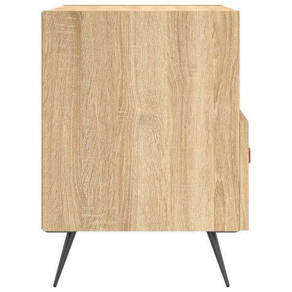 vidaXL Κομοδίνα 2 τεμ. Sonoma Δρυς 40 x 35 x 47,5 εκ. Επεξεργ. Ξύλο