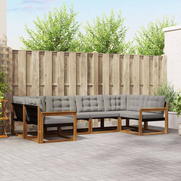 vidaXL &Sigma;&epsilon;&iota;&rho;ά &Kappa;&alpha;&nu;&alpha;&pi;έ &Epsilon;&xi;&omega;&tau;&epsilon;&rho;&iota;&kappa;&omicron;ύ 6 pcs &Phi;&upsilon;&sigma;&iota;&kappa;ό &kappa;&alpha;&iota; &Alpha;&nu;&omicron;&iota;&chi;&tau;ό &Gamma;&kappa;&rho;&iota;