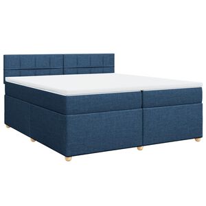 vidaXL &Kappa;&rho;&epsilon;&beta;ά&tau;&iota; Boxspring &mu;&epsilon; &Sigma;&tau;&rho;ώ&mu;&alpha; &Mu;&pi;&lambda;&epsilon; 200x200 &epsilon;&kappa;. &Upsilon;&phi;&alpha;&sigma;&mu;ά&tau;&iota;&nu;&omicron;