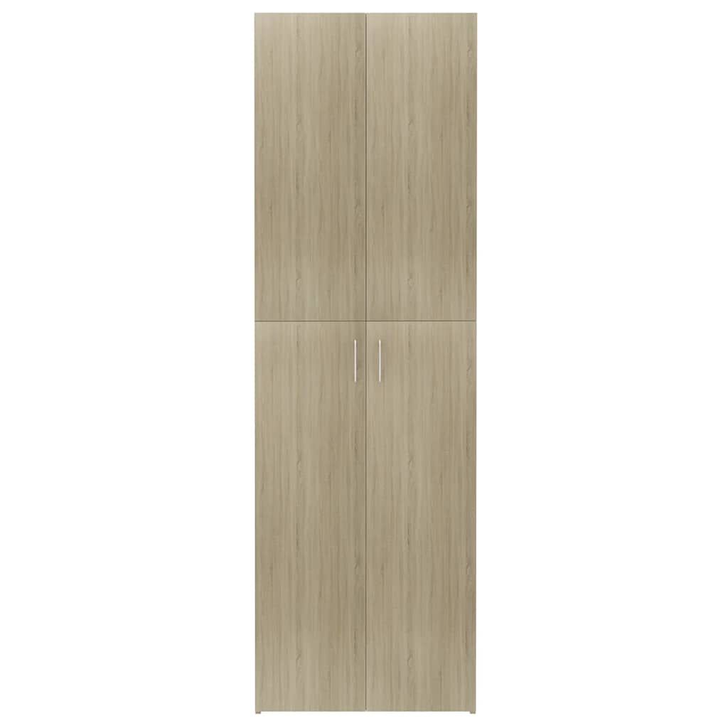 vidaXL Ντουλάπα Γραφείου Sonoma Δρυς 60 x 32 x 190 εκ. από Επεξ. Ξύλο