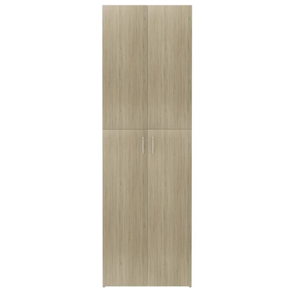 vidaXL Ντουλάπα Γραφείου Sonoma Δρυς 60 x 32 x 190 εκ. από Επεξ. Ξύλο