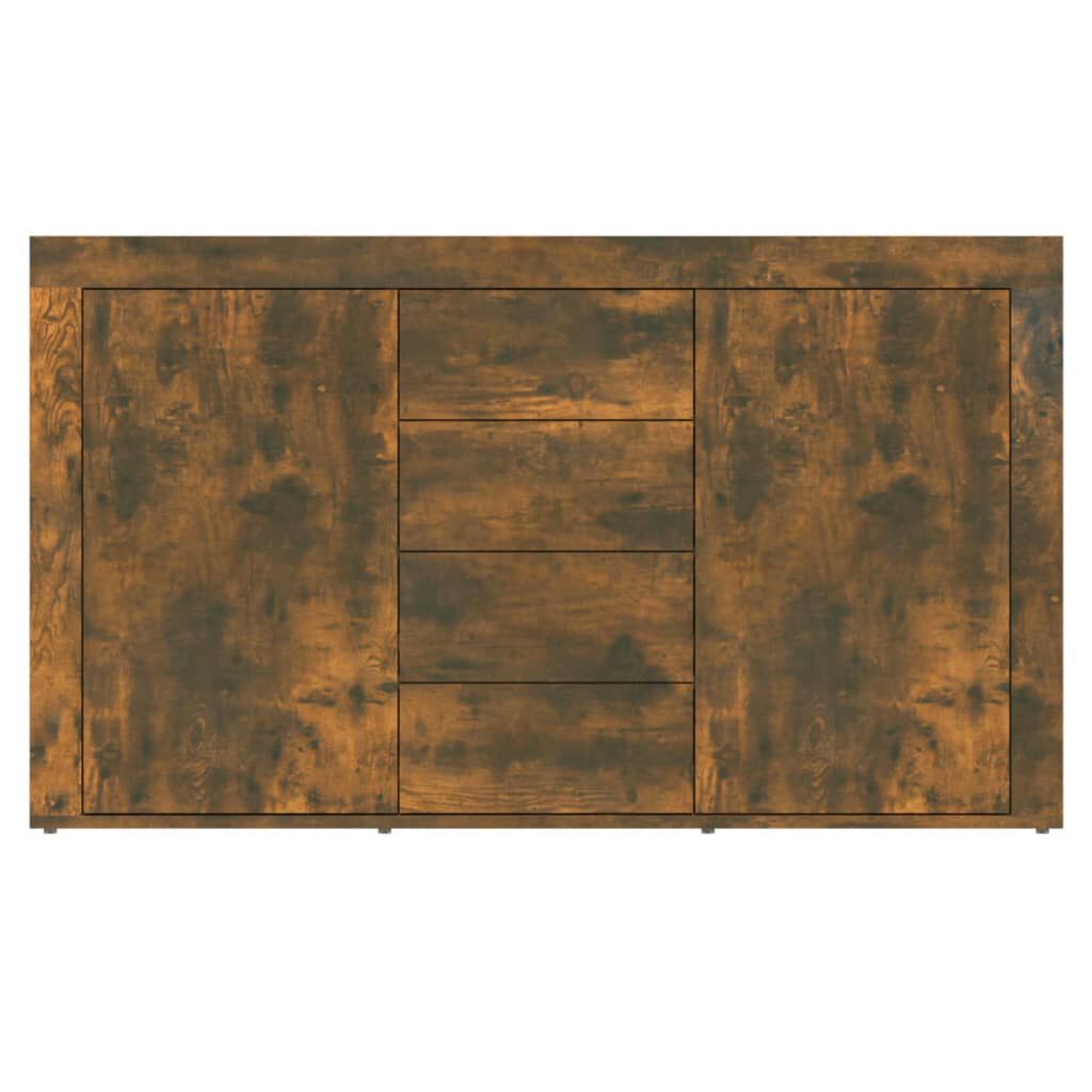 vidaXL Μπουφές Καπνιστή Δρυς 120 x 36 x 69 εκ. από Επεξεργασμένο Ξύλο