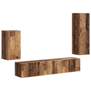 vidaXL &Sigma;&epsilon;&tau; &epsilon;&pi;ί&pi;&lambda;&omicron;&upsilon; &tau;&eta;&lambda;&epsilon;ό&rho;&alpha;&sigma;&eta;&sigmaf; 4 pcs &Pi;&alpha;&lambda;&iota;ό &xi;ύ&lambda;&omicron; &Epsilon;&pi;&epsilon;&xi;&epsilon;&rho;&gamma;&alpha;&sigma;&mu;έ&nu;&omicron; &xi;ύ&lambda;&omicron;
