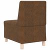 vidaXL Μοναδικός Καναπές χωρίς Χερούλια 2 pcs Καφέ 55 x 74 x 82 εκ.