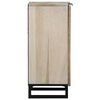 vidaXL Γραφείο Λευκό 40 x 33 x 75 εκ. Μασίφ ξύλο μάνγκο