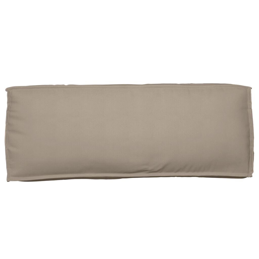 vidaXL Μαξιλάρι παλέτας για πλάτη Taupe 120 x 40 x 12 cm Ύφασμα Oxford