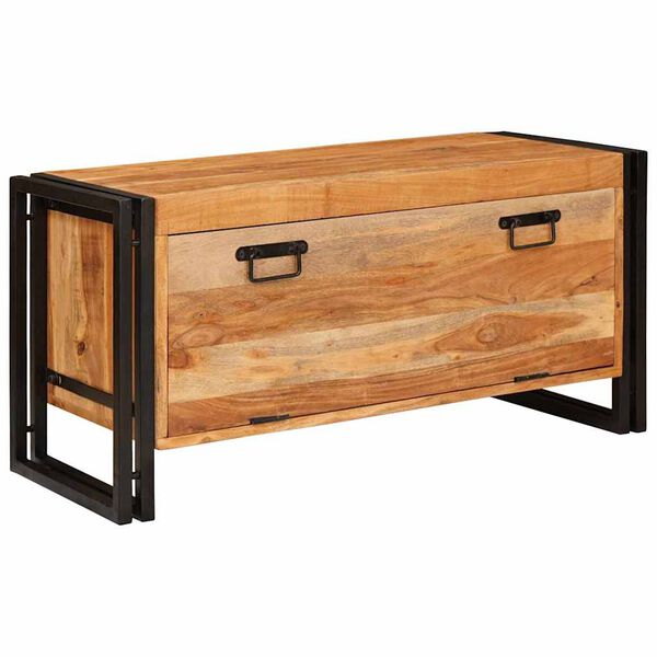 vidaXL Ντουλάπα Παπουτσιών Καφέ 90 x 38 x 45 εκ. Μασίφ ξύλο ακακίας