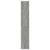 vidaXL Βιβλιοθήκη με 4 Ράφια Γκρι Sonoma 40x24x143 εκ. Επεξεργ. Ξύλο