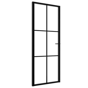 vidaXL &Pi;ό&rho;&tau;&alpha; &Epsilon;&sigma;&omega;&tau;&epsilon;&rho;&iota;&kappa;ή &Mu;&alpha;ύ&rho;&eta; 76 x 201,5 &epsilon;&kappa;. &alpha;&pi;ό &Gamma;&upsilon;&alpha;&lambda;ί ESG / &Alpha;&lambda;&omicron;&upsilon;&mu;ί&nu;&iota;&omicron;