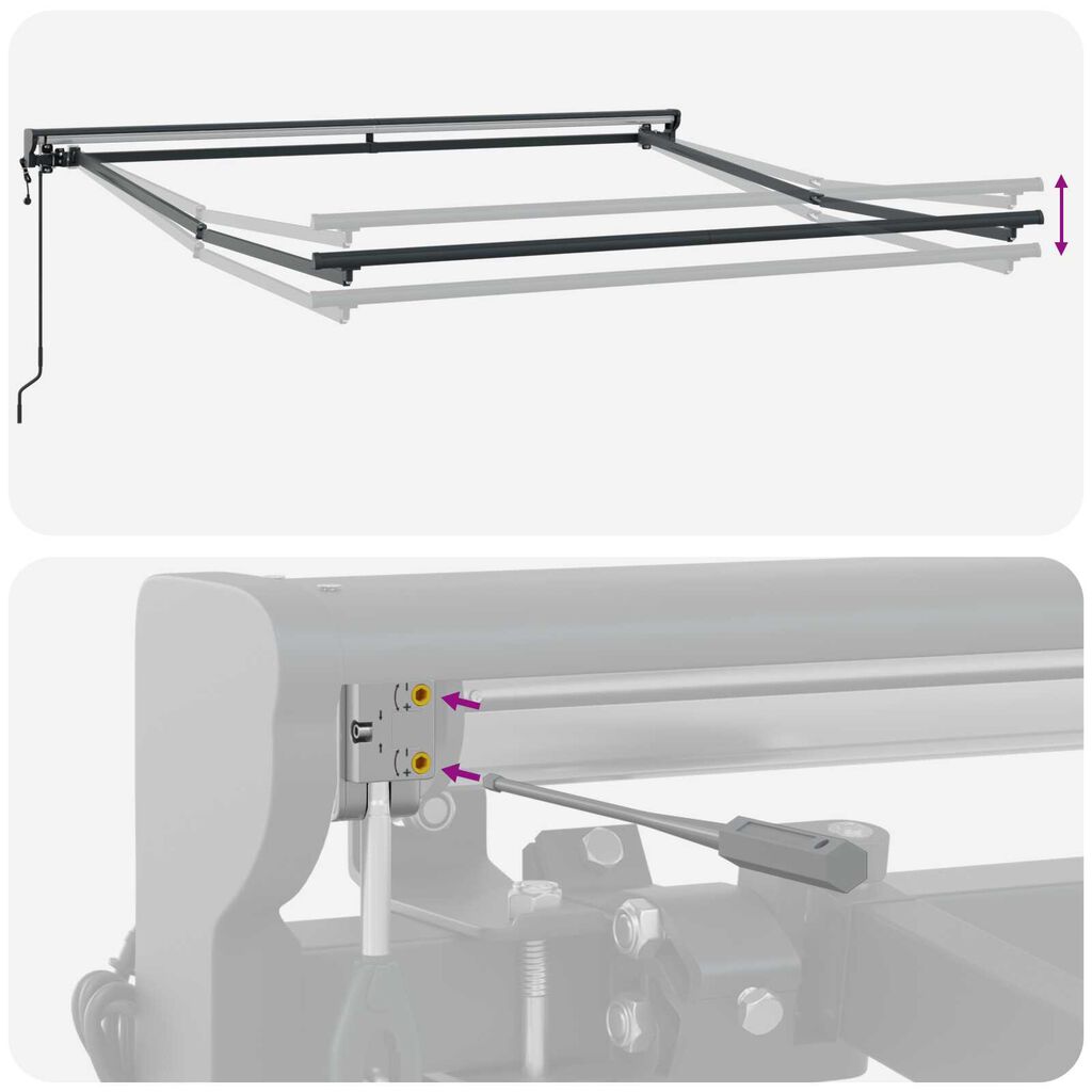 vidaXL Σκηνίτσα Αναδιπλούμενη Ανοιχτό γκρι 300x250 εκ. Ύφασμα