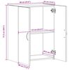 vidaXL Αρχειοθήκη Sonoma Δρυς 60x32x77,5 εκ. από Επεξεργασμένο Ξύλο