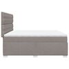 vidaXL &Kappa;&rho;&epsilon;&beta;ά&tau;&iota; Boxspring &mu;&epsilon; &Sigma;&tau;&rho;ώ&mu;&alpha; Taupe 200x200 &epsilon;&kappa;. &Upsilon;&phi;&alpha;&sigma;&mu;ά&tau;&iota;&nu;&omicron;