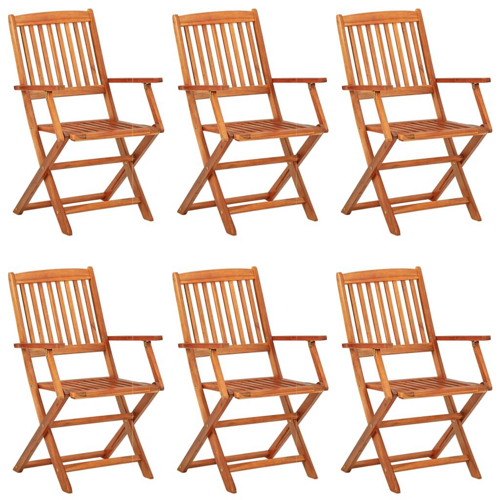 vidaXL Σετ Τραπεζαρίας Κήπου 9 Τεμαχίων 180x90x75 εκ. Μασίφ Ακακία