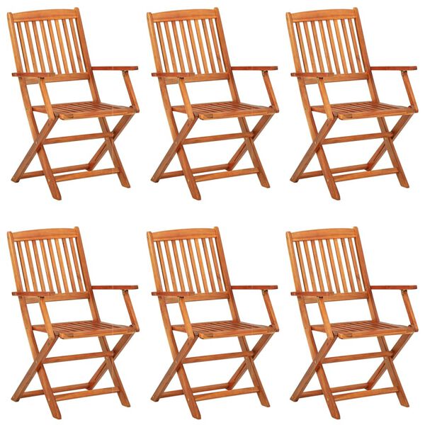 vidaXL Σετ Τραπεζαρίας Κήπου 9 Τεμαχίων 180x90x75 εκ. Μασίφ Ακακία