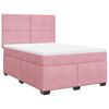 vidaXL &Kappa;&rho;&epsilon;&beta;ά&tau;&iota; Boxspring &mu;&epsilon; &Sigma;&tau;&rho;ώ&mu;&alpha; &Rho;&omicron;&zeta; 140x190 &epsilon;&kappa;. &Beta;&epsilon;&lambda;&omicron;ύ&delta;&iota;&nu;&omicron;