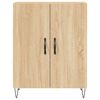 vidaXL Ντουλάπι Sonoma δρυς 69,5 x 34 x 180 εκ. από Επεξεργασμένο Ξύλο