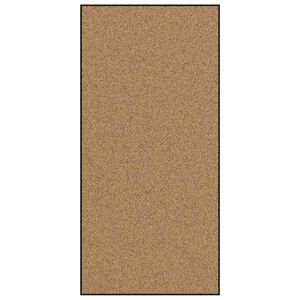 vidaXL Χαλάκι Εξώπορτας Άλλο Κρέμα και Μαύρο 120 x 250 cm