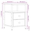 vidaXL Κομοδίνο Γκρι Sonoma 34 x 35,5 x 50 εκ. από Επεξεργασμένο Ξύλο