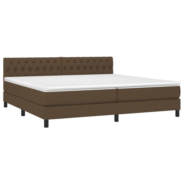 vidaXL &Kappa;&rho;&epsilon;&beta;ά&tau;&iota; Boxspring &mu;&epsilon; &Sigma;&tau;&rho;ώ&mu;&alpha; &Sigma;&kappa;&omicron;ύ&rho;&omicron; &Kappa;&alpha;&phi;έ 200x200 &epsilon;&kappa;. &Upsilon;&phi;&alpha;&sigma;&mu;ά&tau;&iota;&nu;&omicron;