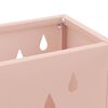 vidaXL Σχέδιο & βάση αποθήκευσης Ροζ 28 x 12 x 41 εκ Μέταλλο