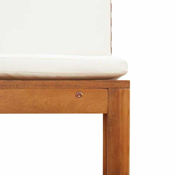 vidaXL Παγκάκι κήπου Καφέ 100 x 50 x 91 εκ. Μασίφ ξύλο ακακίας