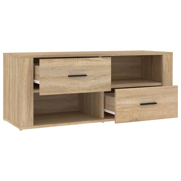 vidaXL Έπιπλο Τηλεόρασης Sonoma Δρυς 100x35x40 εκ. Επεξ. Ξύλο