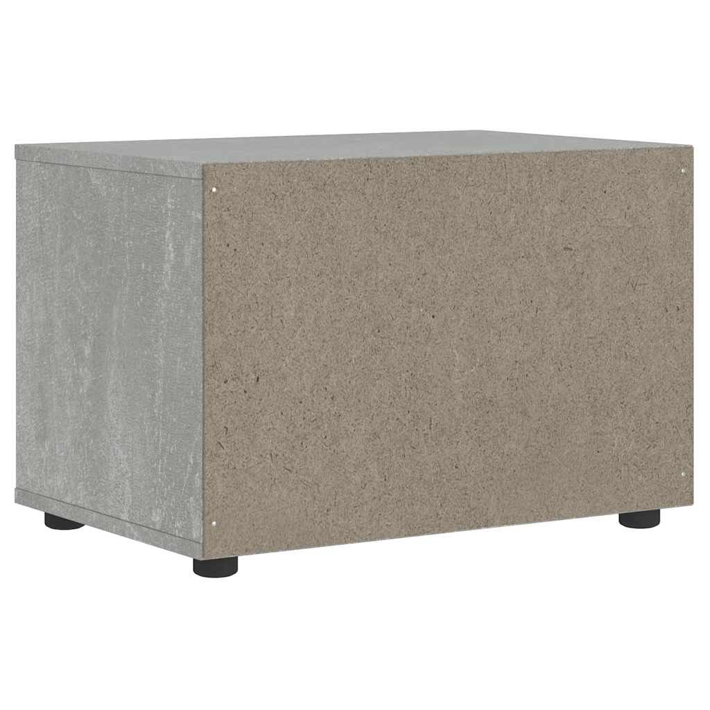 vidaXL ντουλάπι τηλεόρασης VISNES Γκρι μπετόν 60x40x38 cm