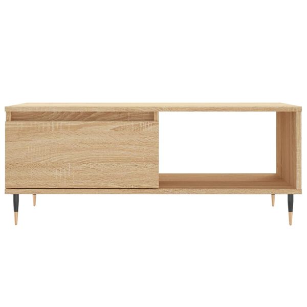 vidaXL Τραπεζάκι Σαλονιού Sonoma Δρυς 90x50x36,5 εκ. Επεξεργασμ. Ξύλο