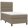 vidaXL &Kappa;&rho;&epsilon;&beta;ά&tau;&iota; Boxspring &mu;&epsilon; &Sigma;&tau;&rho;ώ&mu;&alpha; Taupe 80x200 &epsilon;&kappa;. &Upsilon;&phi;&alpha;&sigma;&mu;ά&tau;&iota;&nu;&omicron;