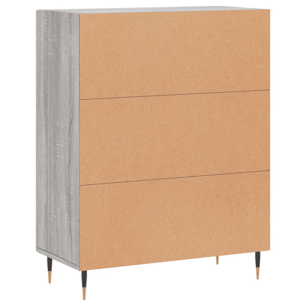 vidaXL Ντουλάπι Γκρι Sonoma 69,5 x 34 x 90 εκ. από Επεξεργασμένο Ξύλο