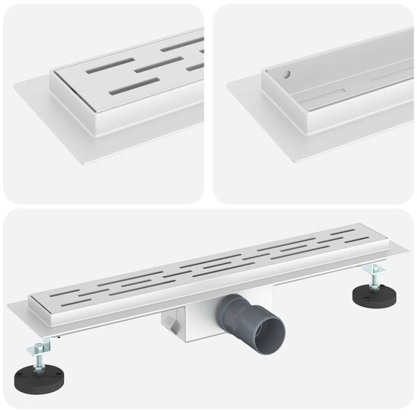 vidaXL &Epsilon;&kappa;&rho;&omicron;ή &nu;&tau;&omicron;&upsilon;&sigmaf; &mu;&epsilon; &sigma;&chi;έ&delta;&iota;&omicron; &gamma;&rho;&alpha;&mu;&mu;ή&sigmaf; &Alpha;&sigma;&eta;&mu;ί 60 cm &Alpha;&nu;&omicron;&xi;&epsilon;ί&delta;&omega;&tau;&omicron; &Alpha;&tau;&sigma;ά&lambda;&iota; 304