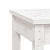vidaXL Παγκάκι Κήπου Λευκό 50x44x45 εκ. από Μασίφ Ξύλο Πεύκου