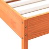 vidaXL Σκελετός Κρεβ. Χωρίς Στρώμα Καφέ Κεριού 180x200 εκ Μασίφ Πεύκο