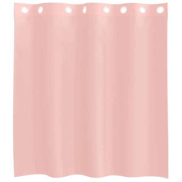 vidaXL Κουρτίνες Voile με ροδέλες 2 τεμάχια Ροζ 140x140 εκ.