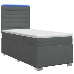 vidaXL &Kappa;&rho;&epsilon;&beta;ά&tau;&iota; box spring &mu;&epsilon; &sigma;&tau;&rho;ώ&mu;&alpha; &Sigma;&kappa;&omicron;ύ&rho;&omicron; &Gamma;&kappa;&rho;&iota; 80 x 200 cm Ύ&phi;&alpha;&sigma;&mu;&alpha;