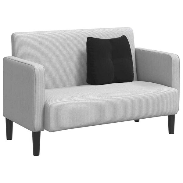 vidaXL Μαξιλάρι Πλάτης Μαύρο 45 x 24 x 50 εκ Βελούδο