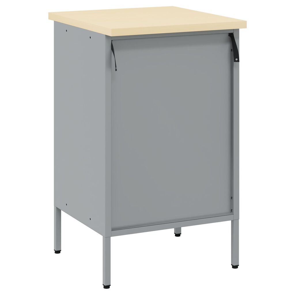 vidaXL Ντουλάπα Εργασίας Μαύρη 50x55x84 εκ Ατσάλι