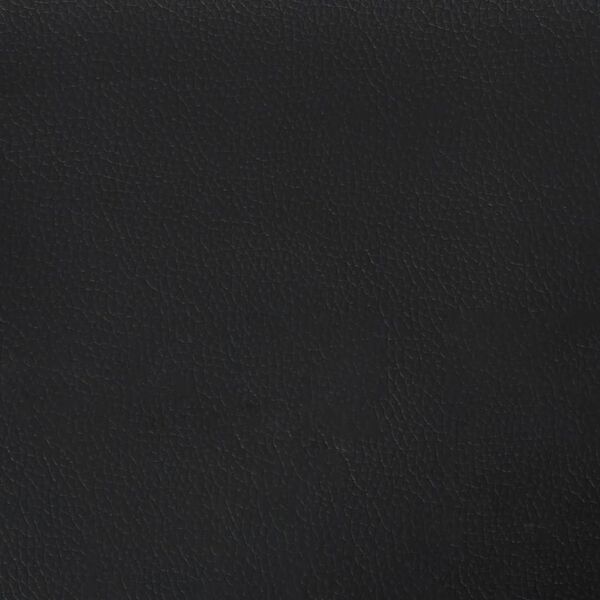 vidaXL Κεφαλάρι με Πτερύγια Μαύρο 163x16x118/128 εκ.Συνθετικό Δέρμα