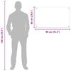 vidaXL Πίσω Πάνελ Κουζίνας Λευκό 90 x 60 cm σκληρυμένο γυαλί