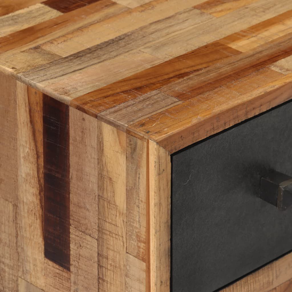 vidaXL Κομοδίνο 47 x 31,5 x 60 εκ. από Μασίφ Ξύλο Teak
