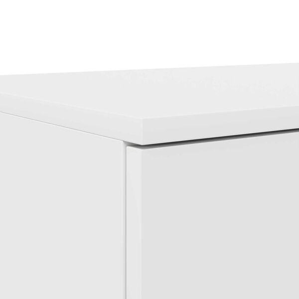 VidaXL Συρτάρια Κρεβατιού Λευκά 75x36,5x16,5 εκ από Ξύλο