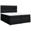 vidaXL &Kappa;&rho;&epsilon;&beta;ά&tau;&iota; Boxspring &mu;&epsilon; &Sigma;&tau;&rho;ώ&mu;&alpha; &Mu;&alpha;ύ&rho;&omicron; 200x200 &epsilon;&kappa;. &Upsilon;&phi;&alpha;&sigma;&mu;ά&tau;&iota;&nu;&omicron;