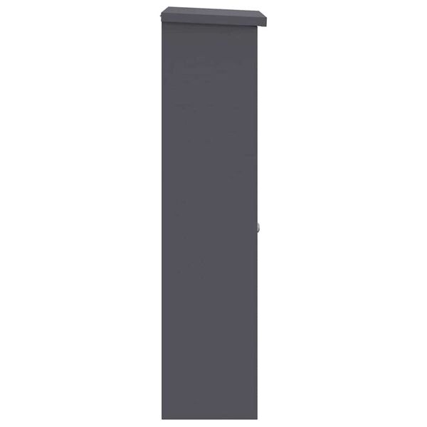 vidaXL Θυρίδα Πακέτων Ανθρακί 44.5 x 29 x 110.5 εκ Ατσάλι