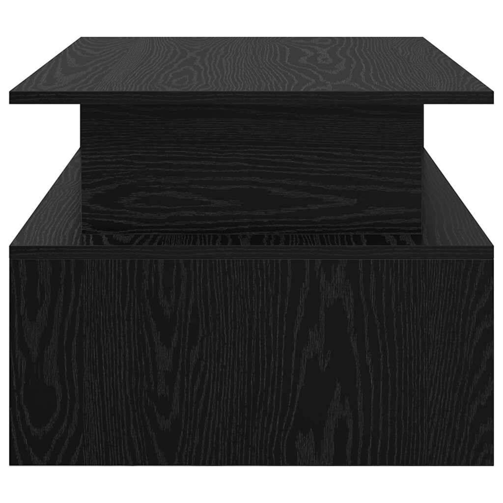 vidaXL Τραπεζάκι σαλονιού Μαύρη δρυς 90 x 55 x 42.5 εκ