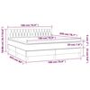 vidaXL &Kappa;&rho;&epsilon;&beta;ά&tau;&iota; Boxspring &mu;&epsilon; &Sigma;&tau;&rho;ώ&mu;&alpha; &Alpha;&nu;&omicron;&iota;&chi;&tau;ό &Gamma;&kappa;&rho;&iota; 180x200 &epsilon;&kappa;. &Upsilon;&phi;&alpha;&sigma;&mu;ά&tau;&iota;&nu;&omicron;