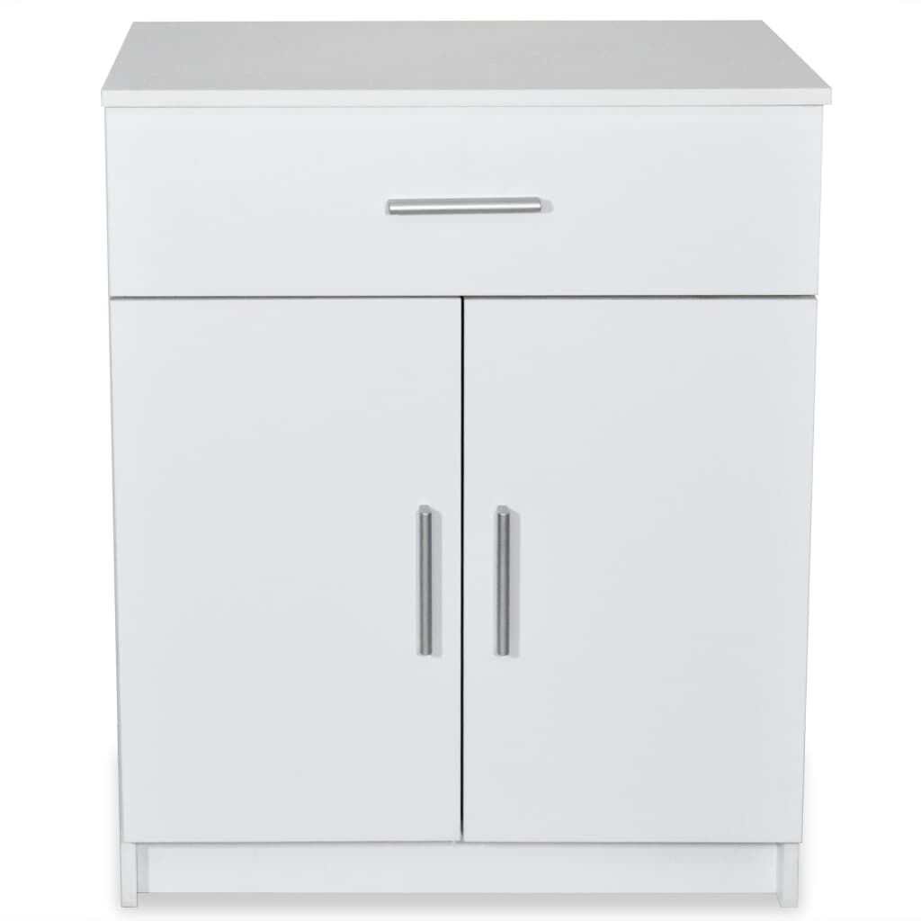 vidaXL Ντουλάπι Λευκό 71 x 35 x 88 εκ. από Μοριοσανίδα