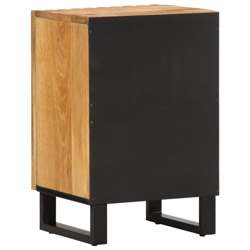vidaXL Ντουλάπι Μπάνιου 38x34x58 εκ. Μασίφ Ακατ. Ξύλο Μάνγκο