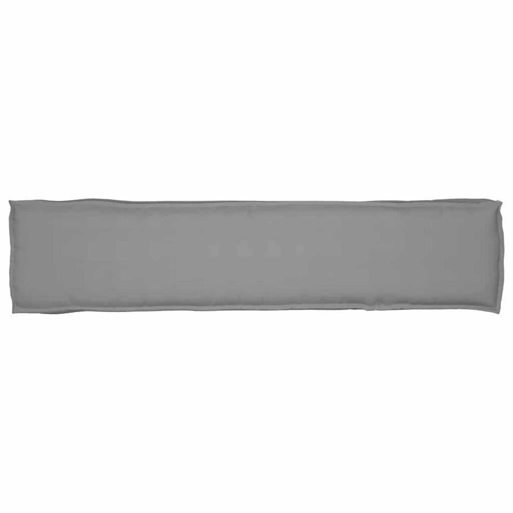 vidaXL Σετ Μαξιλαριών Πάγου 2 pcs Γκρι 180 x 40 x 8 εκ. Ύφασμα Oxford