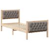 vidaXL &Sigma;&kappa;&epsilon;&lambda;&epsilon;&tau;ό&sigmaf; &Kappa;&rho;&epsilon;&beta;&alpha;&tau;&iota;&omicron;ύ Taupe 75 x 190 cm &Sigma;&tau;&epsilon;&rho;&epsilon;ά &xi;&upsilon;&lambda;&epsilon;ί&alpha; &pi;&epsilon;ύ&kappa;&omicron;&upsilon;
