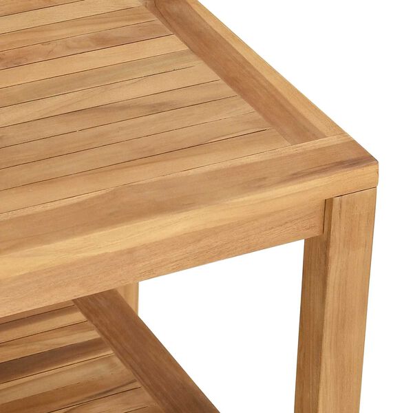vidaXL Τραπεζάκι σαλονιού Καφέ 45 x 45 x 45 cm Μασίφ ξύλο teak